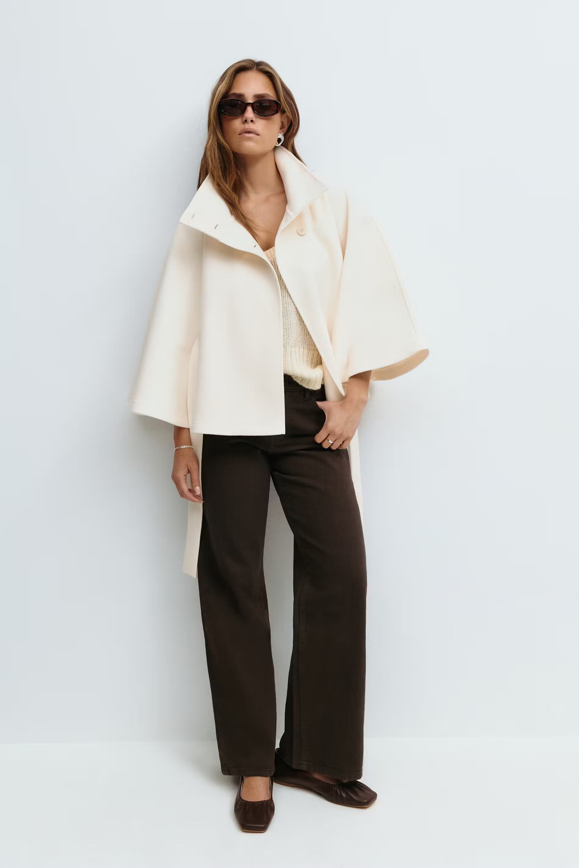 Yasmin Belt Cape Jacket