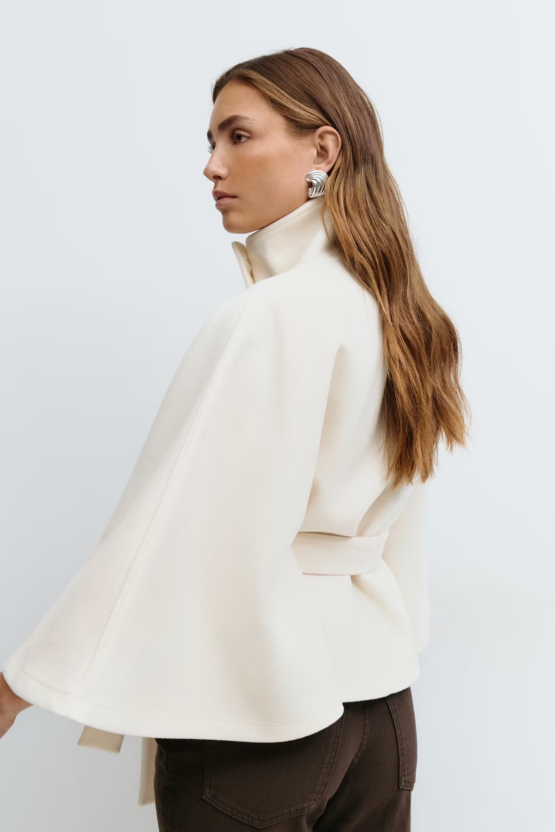 Yasmin Belt Cape Jacket