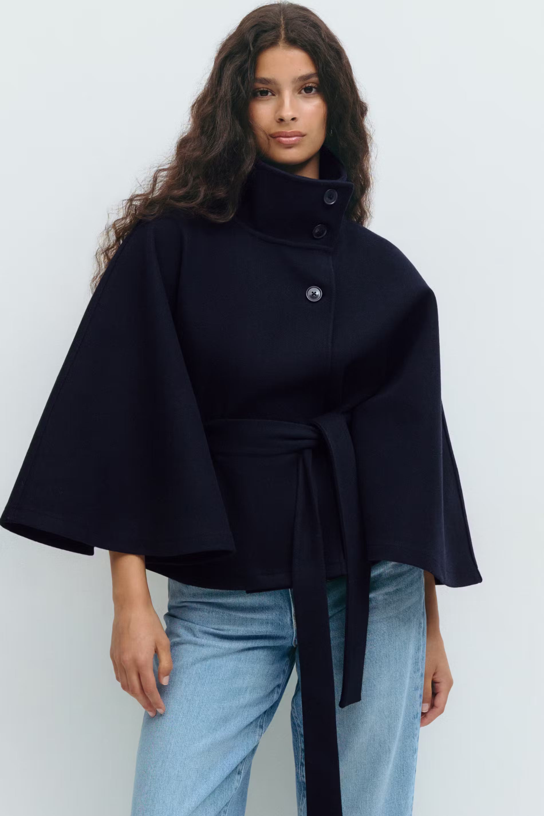 Yasmin Belt Cape Jacket