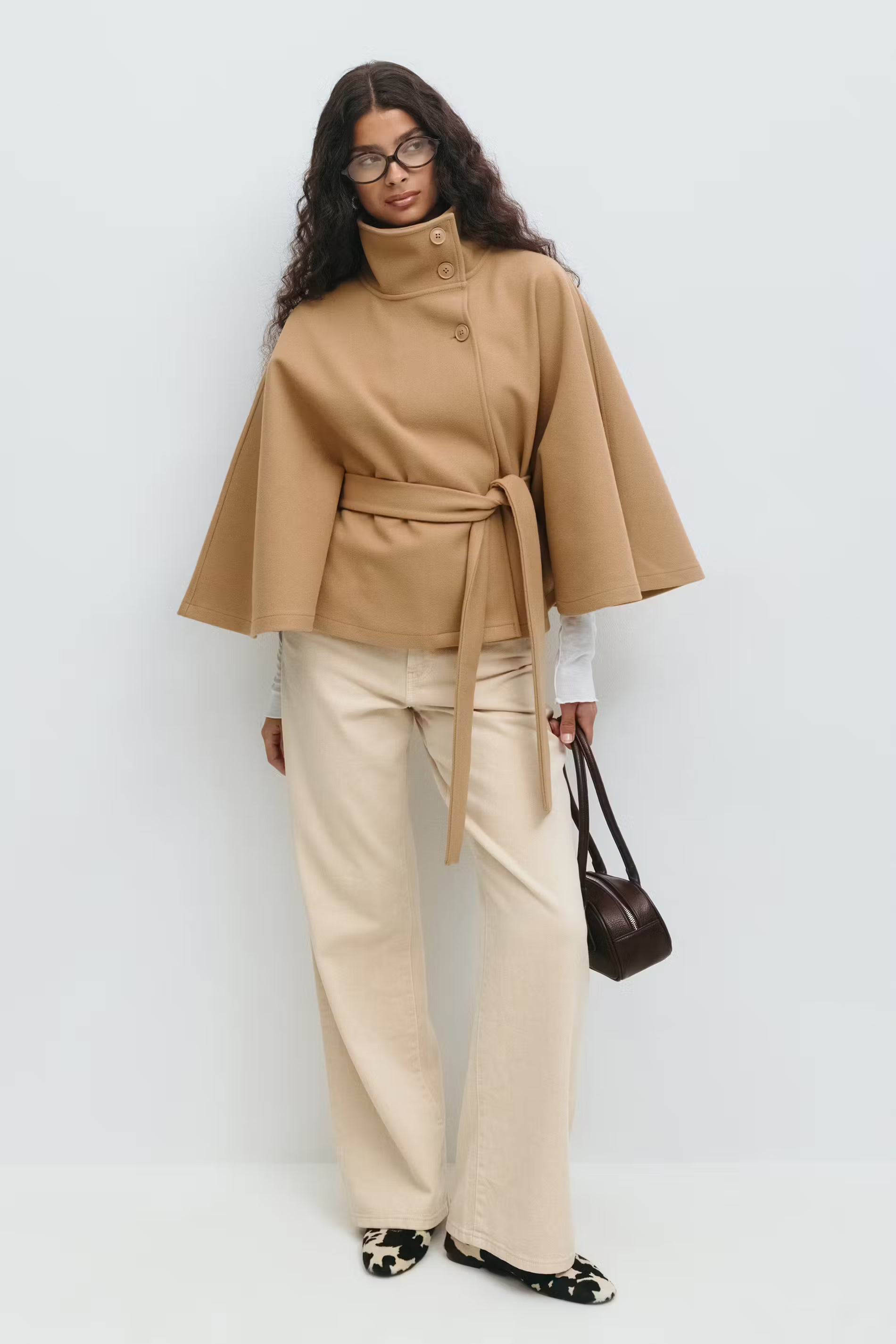 Yasmin Belt Cape Jacket