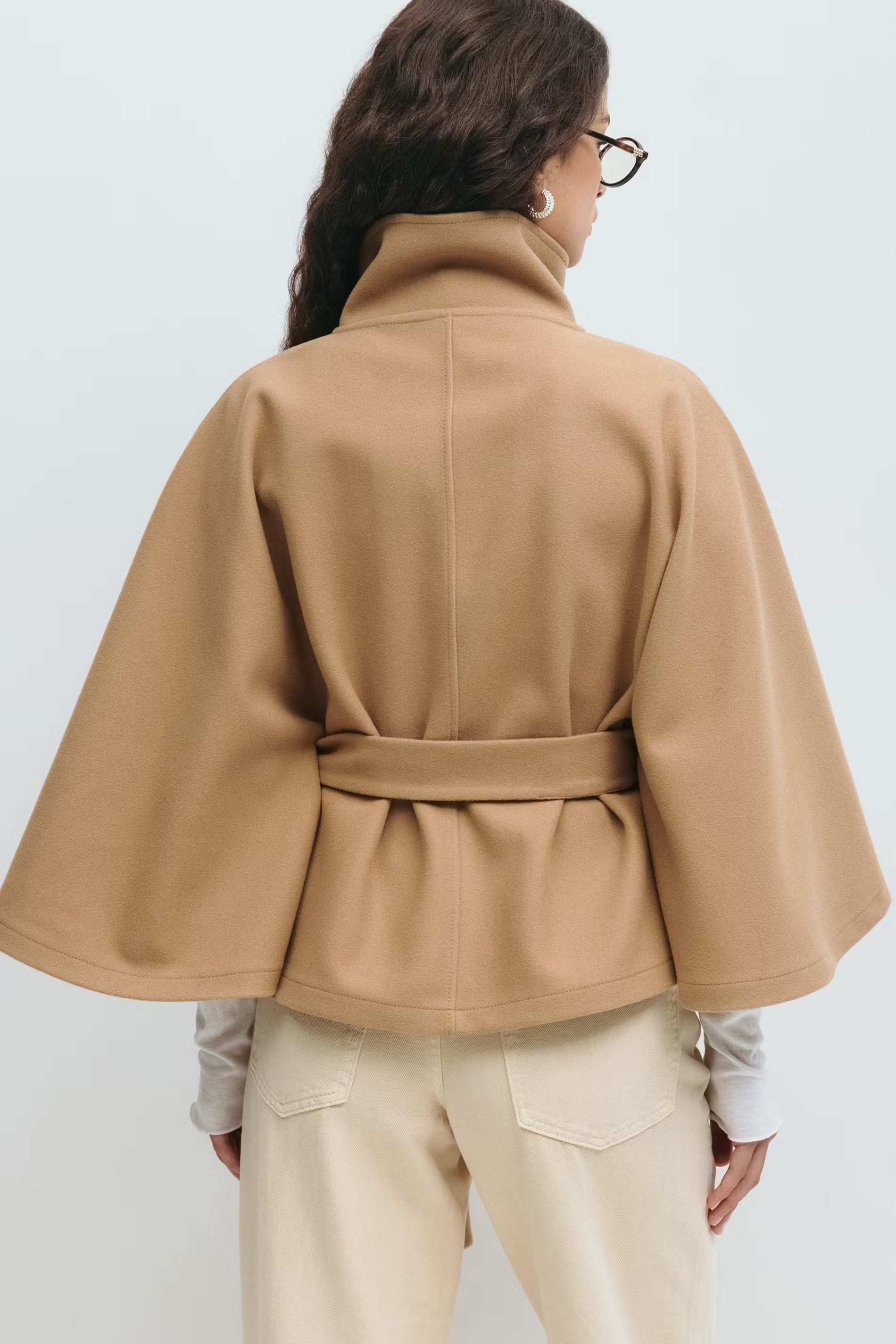 Yasmin Belt Cape Jacket
