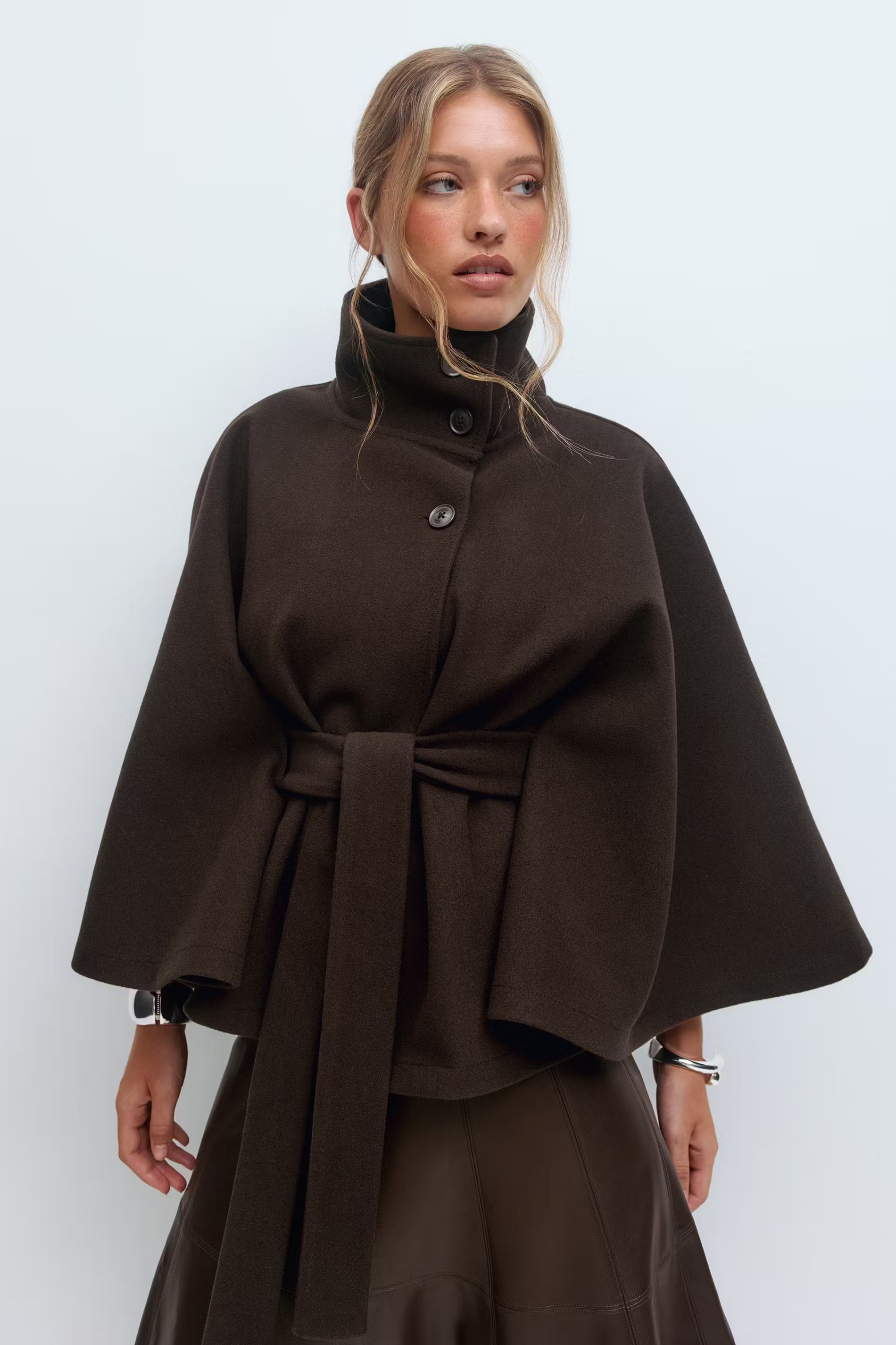 Yasmin Belt Cape Jacket