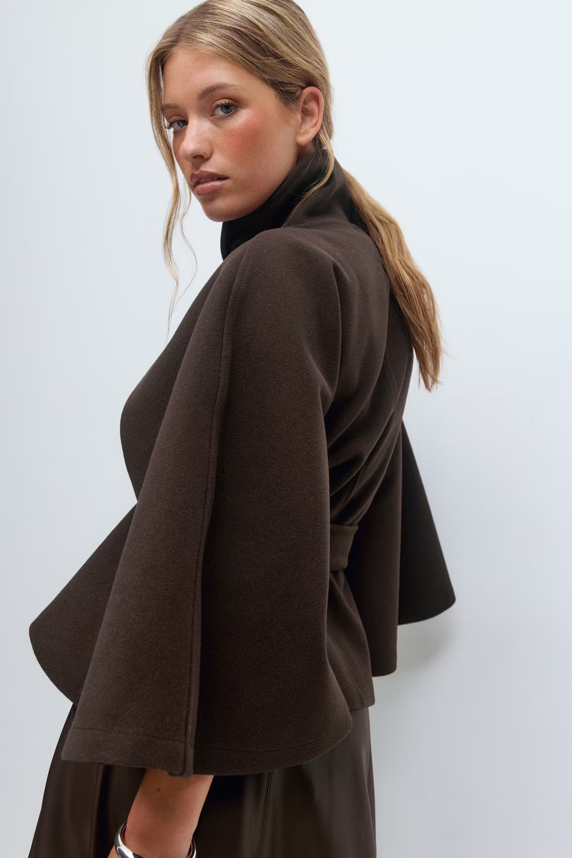 Yasmin Belt Cape Jacket