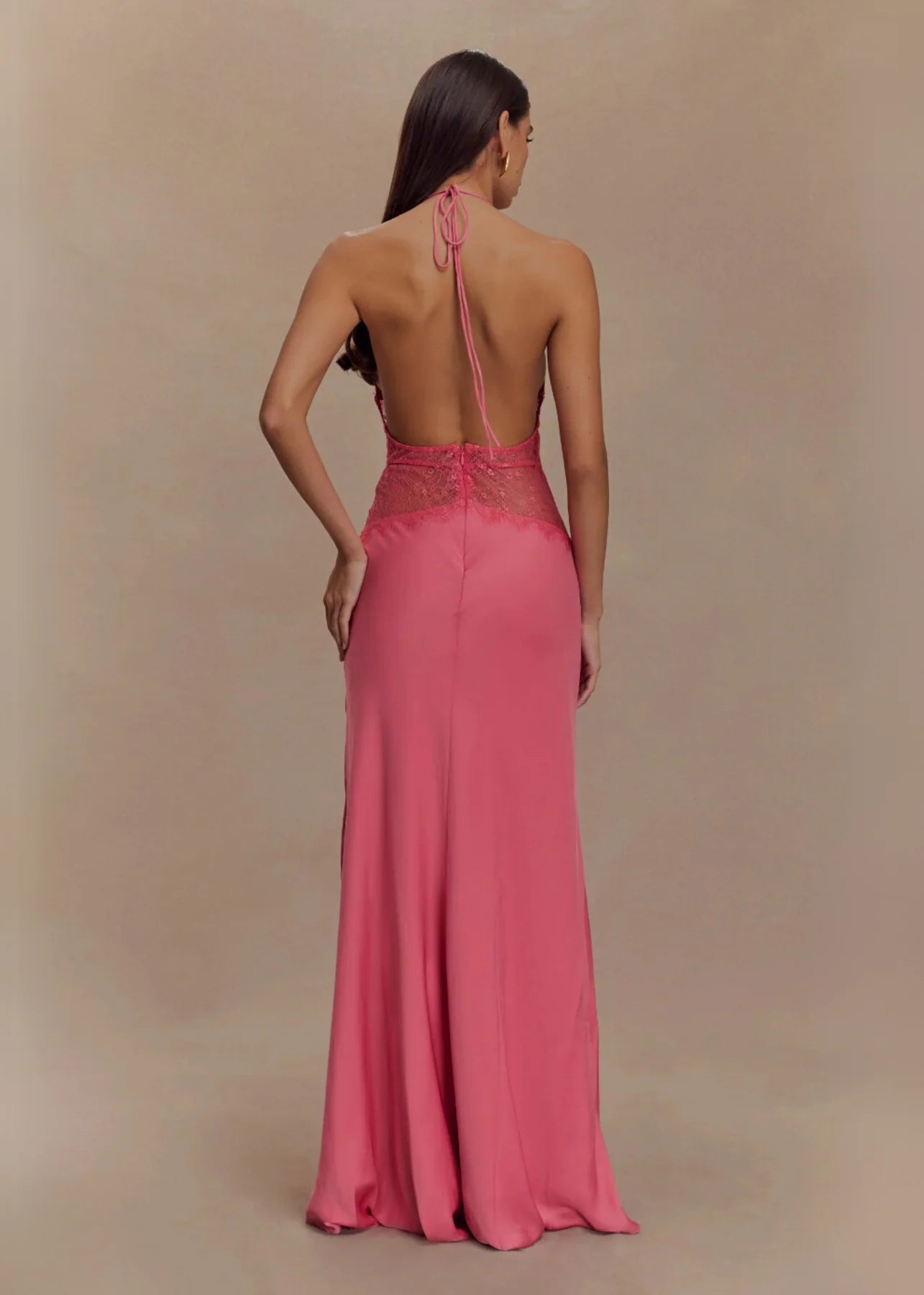 Noiréa Lace And Satin Dress