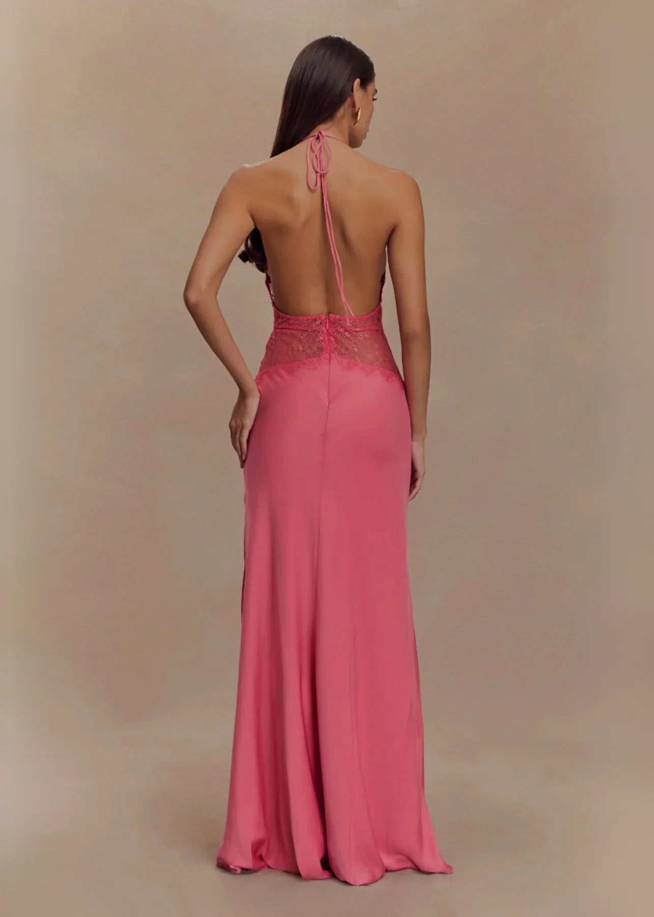 Noiréa Lace And Satin Dress