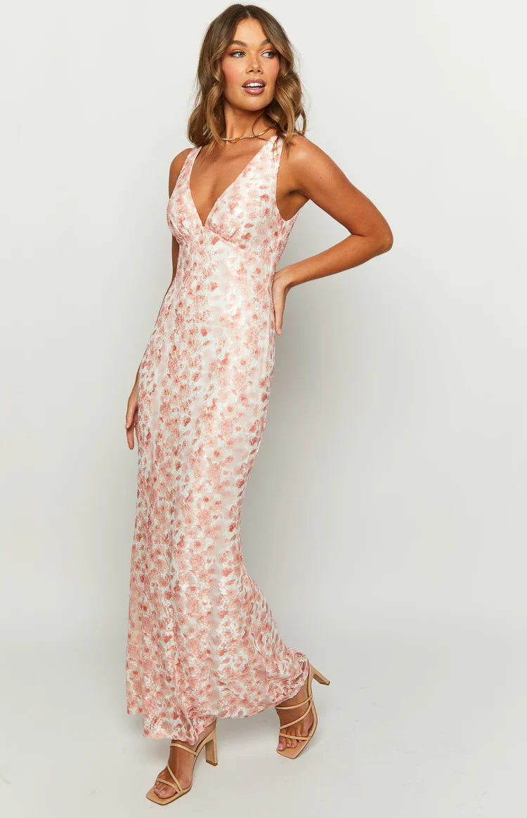 Cindy Lace Maxi Dress